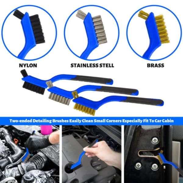3 kpl Scratch Brush Set