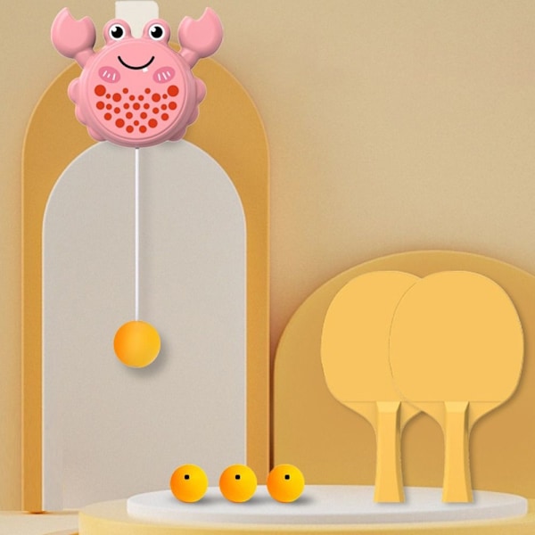 6st Hängande Pingpong Trainer Bordtennis ROSA pink