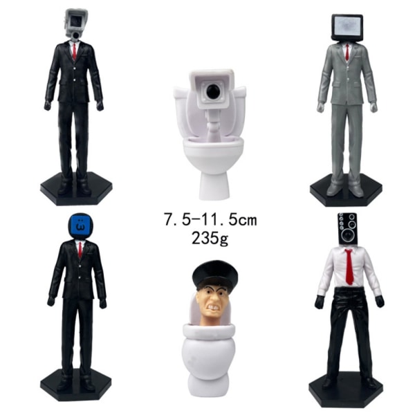 6-17stk Toilet Man Skibidi Model 6STK-C 6STK-C