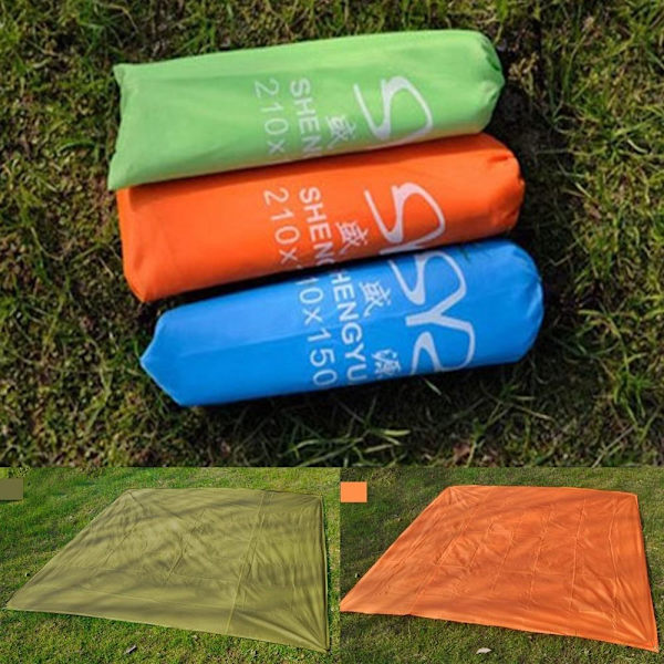 Teltgulv Tarp Picnicmåtte SORT 200X150CM Black 200x150cm