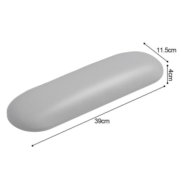 Nagelkuddsstöd Microfiber Läder VIT White