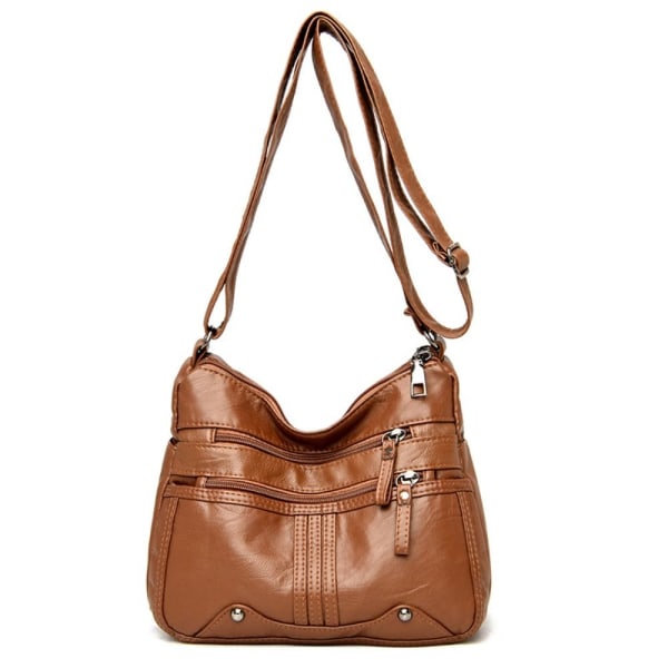 Skulderveske Crossbody-veske LYSEBRUN light brown