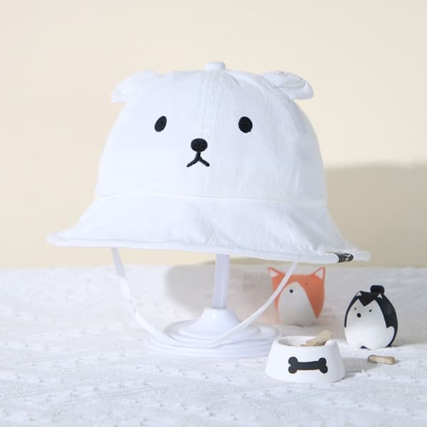 Baby Bucket Hat Sun Hat LIGHT COFFEE Light Coffee