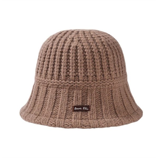 Strikk Buket Lue Fiskerlue KHAKI khaki