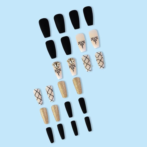Fake Nails Kort T-form 2 2 2