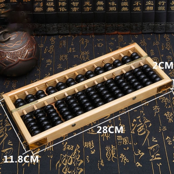 Puinen Abacus-laskentahelmi 4 4 4