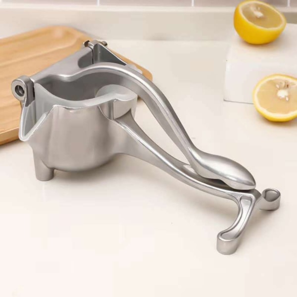 Sitronpresse Citrus Juicer Appelsin Frukt Press Silver