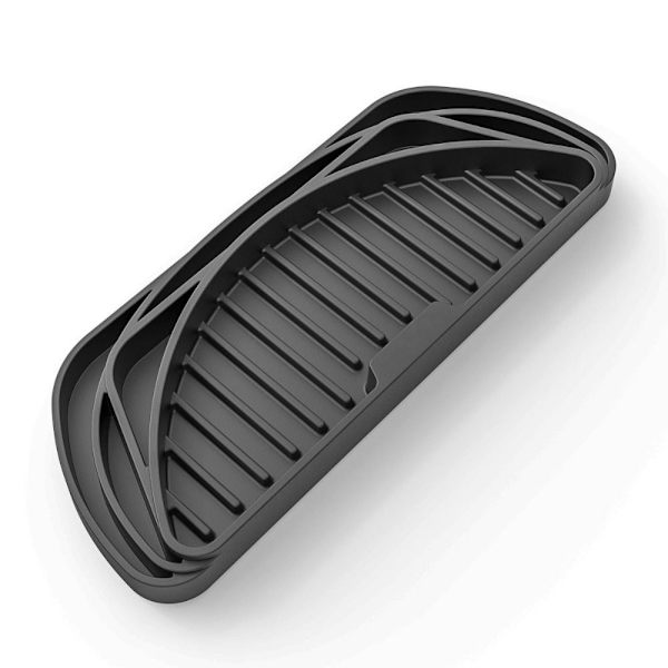 2 STK Køleskab Drypbakke Silikone Drypfanger Minikøleskab Black 2pcs-2pcs