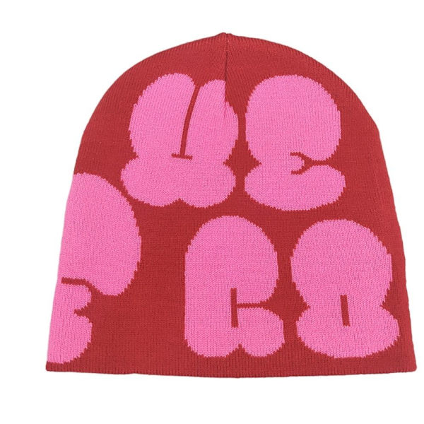Strikkehue Hue Beanie Bonnet SORT&HVID black&white