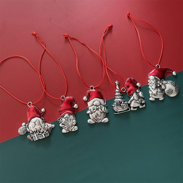 Julemandsvedhæng Jul Roterende Skulptur 4 4 4