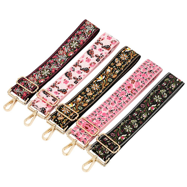1kpl nylon Jacquard-kukanväriset hihnat 01 01 01