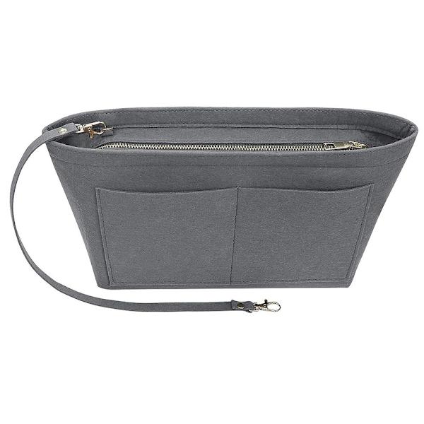 Filt-indsatstaske Make-up Organizer GRÅ grey