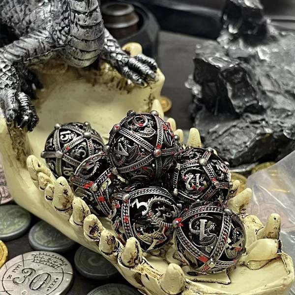 Metal Dice Set Peli Dice CC C