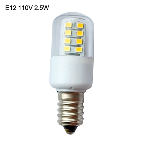 Jääkaapin polttimo Jääkaapin valaistus E12 110V 2.5W E12 110V 2.5W E12 110V 2.5W