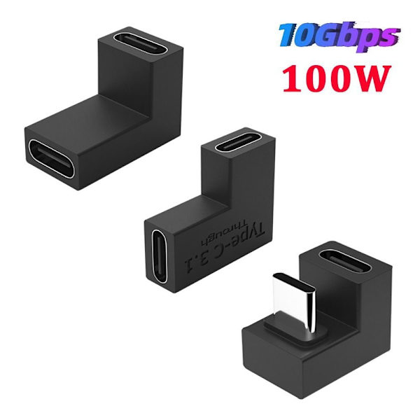 USB C Converter Type-C 3.1 Adapter 90 GRADER 90 GRADER 90 Degree