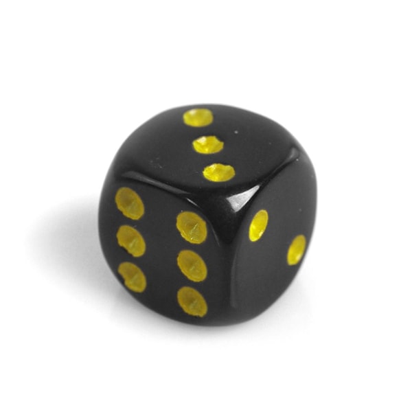 Akryl Tärning Cube Tärning GUL yellow