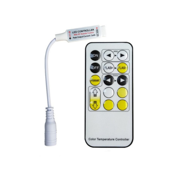 LED Light Dimmer LED Strip Controller Ljusstyrka dimmer