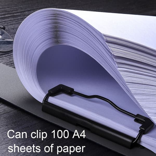 A4 Fil Mappe Frosted SORT Black