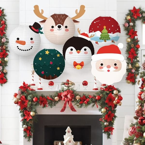 Julpapperslyktor Xmas pappersboll STIL 9 STIL 9 Style 9