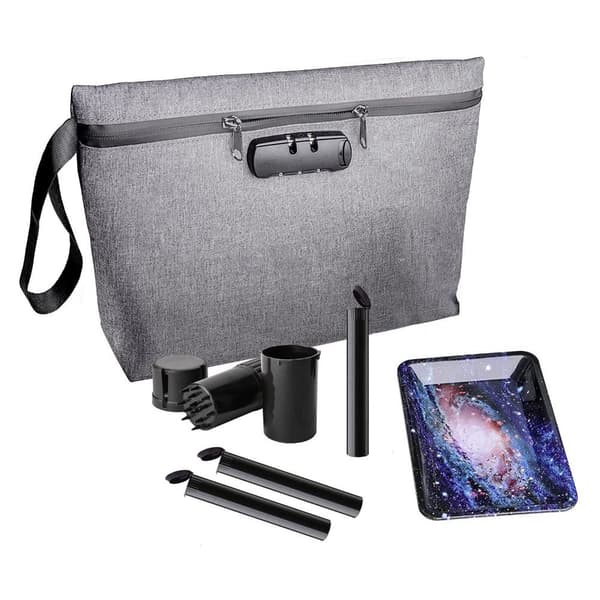 Smell Proof Bag case GREY grey