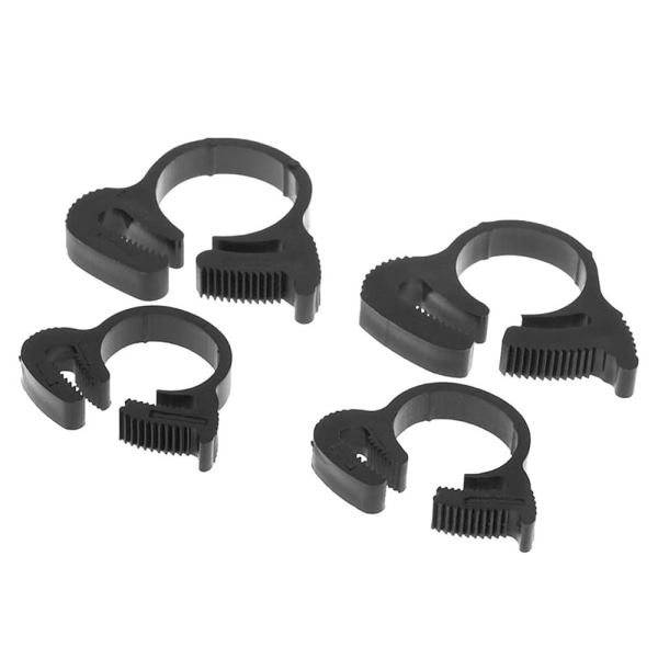 10 stk. Slangeklemme Rørklemme SORT-5.0-5.5MM SORT-5.0-5.5MM black-5.0-5.5mm