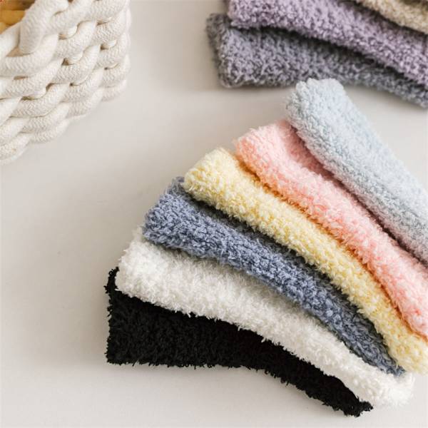 Babysokker Plysj Fluffy Sokker LILLA S Purple S