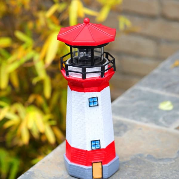 Lighthouse Solar Powered SVART Black