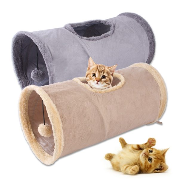 Cat Toy Cat Tunnel GRÅ grey