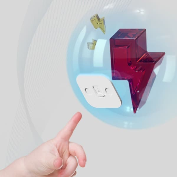 10st Socket Pluggar Protector Plug Guard Socket Plast Säkerhet EU