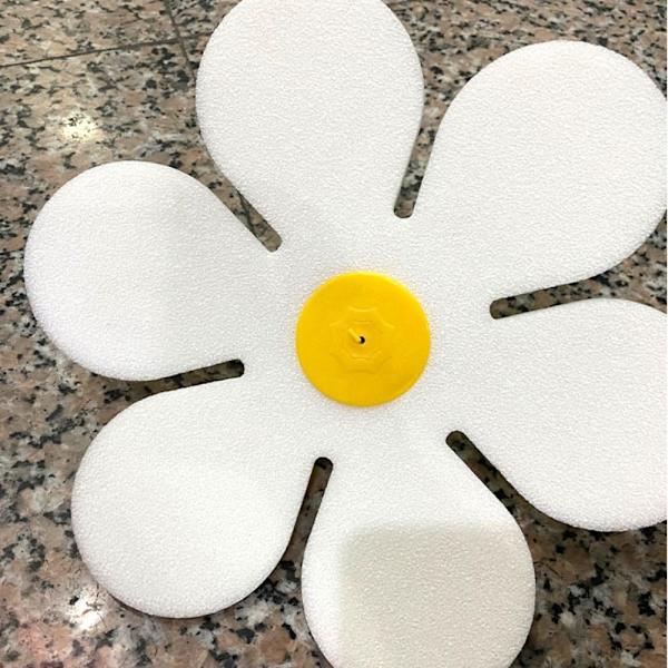 Dansande blommor Sprinkler Solrosdusch VIT white