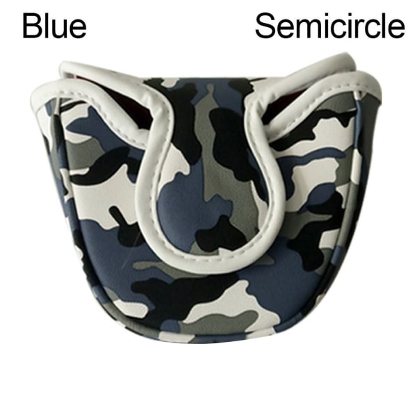 Golf Putter Head Cover Golf Club Covers BLÅT HALVCIRKEL Blue Semicircle-Semicircle