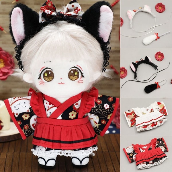 Modekläder Kostymer Flicka Broderikläder VIT&RÖDA KLÄDER White&Red Clothes-Clothes