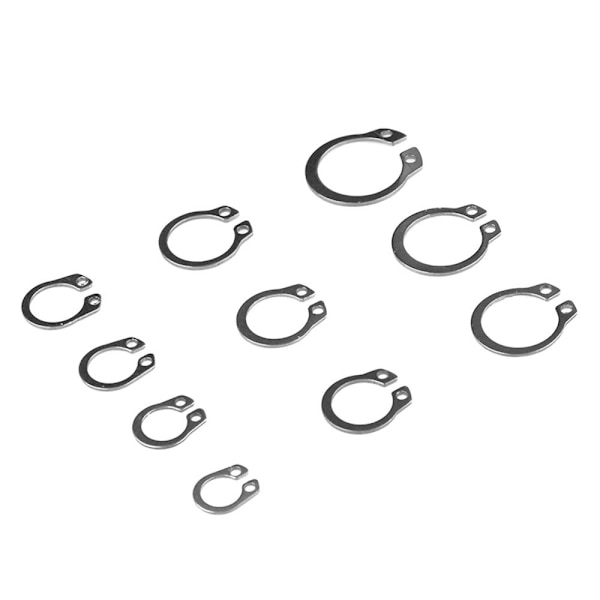 100 STK Sikringssett E-type Cir Clip Lock Snap Ring 100pcs