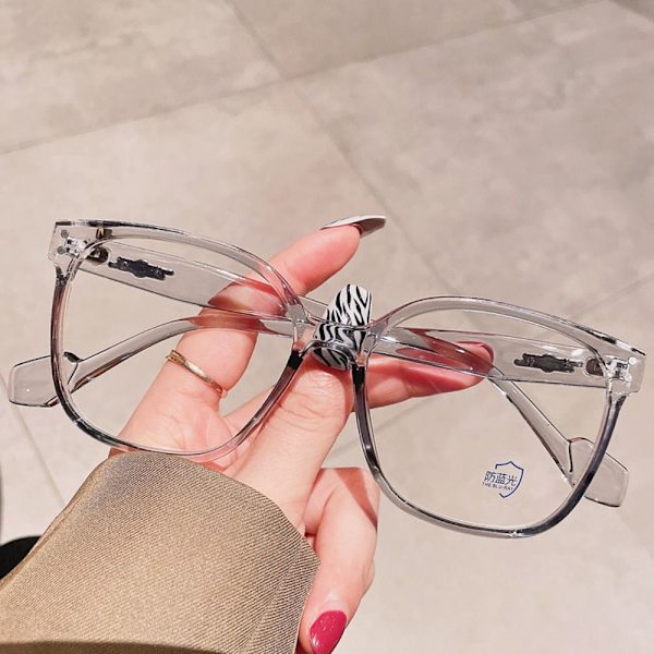 Anti-Blue Light Glasses Ylisuuret silmälasit LÄPINÄKYVÄT Transparent