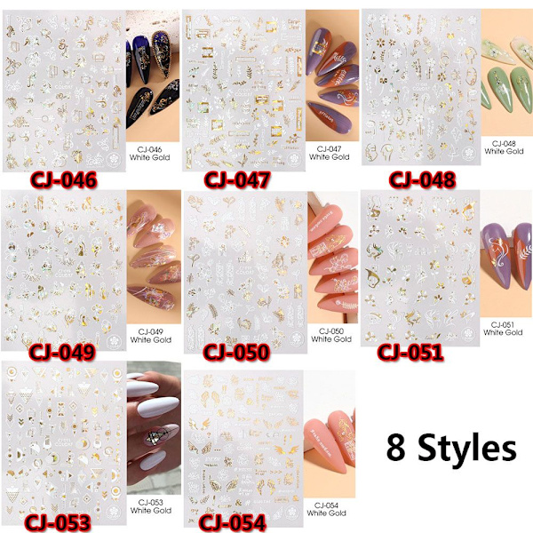 Kynsitarrat 3D Pronssikukat CJ-051 CJ-051