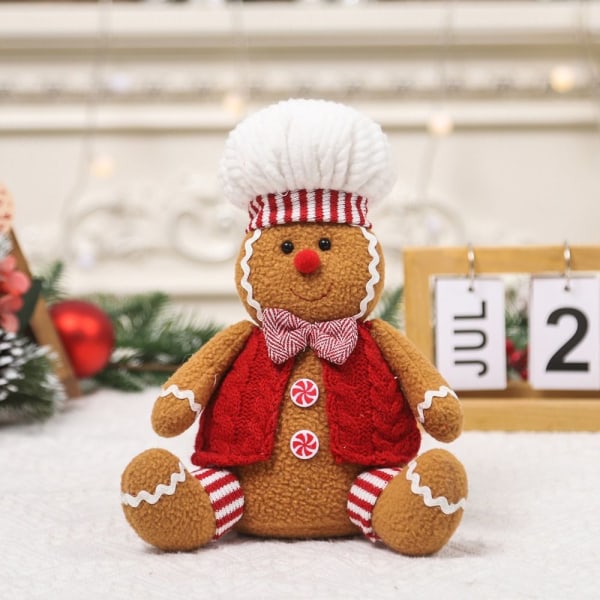 Pepparkaksmansdocka julplysch legdockor 1 1 1