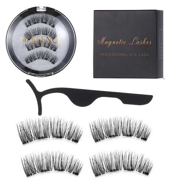 2 Par Magnetiske Vippebukke Uden Eyeliner