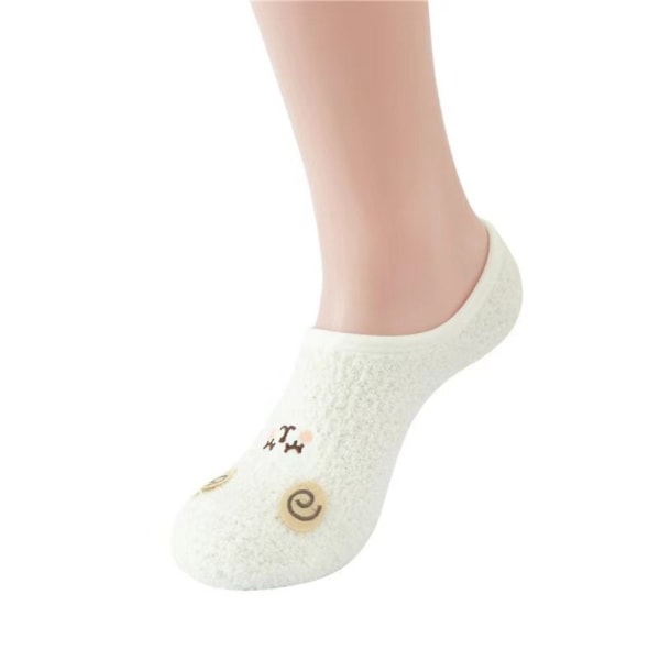 Toffelstrumpor Golvstrumpor VIT White