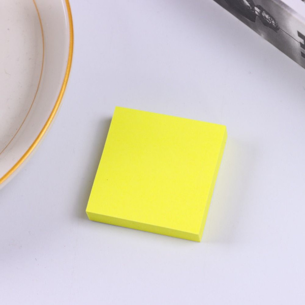 10 bøger/sæt Sticky Notes Times Sticky GUL 4 4 Yellow 4-4