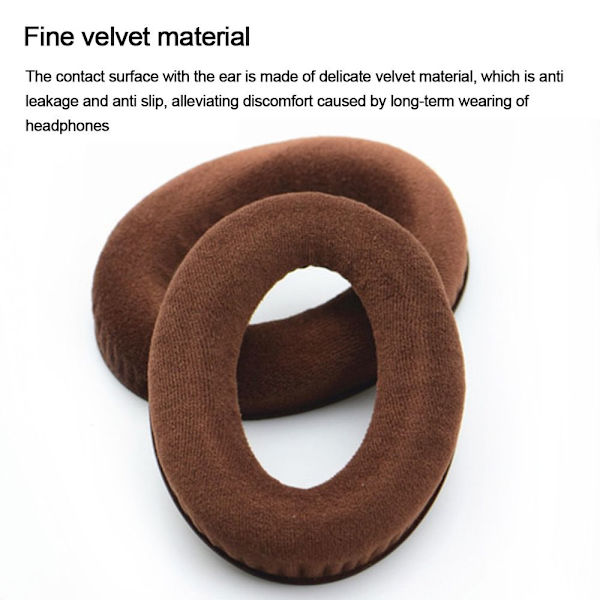 Korvatyynyt Sennheiser HD418 RUSKEA FLANNELI HEAD BEAM FLANNEL brown flannel Head Beam-flannel Head Beam