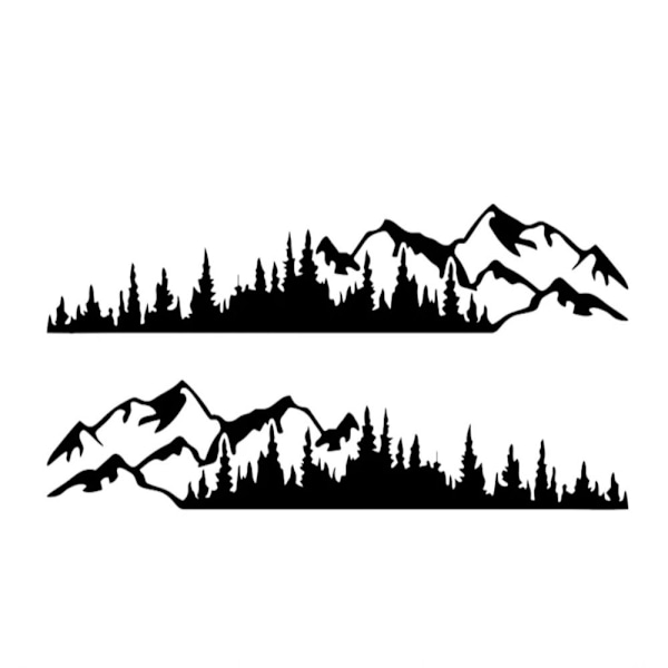 Rv Camper Decals Jeep Body Decals MUSTA 150X25CM Black 150x25cm