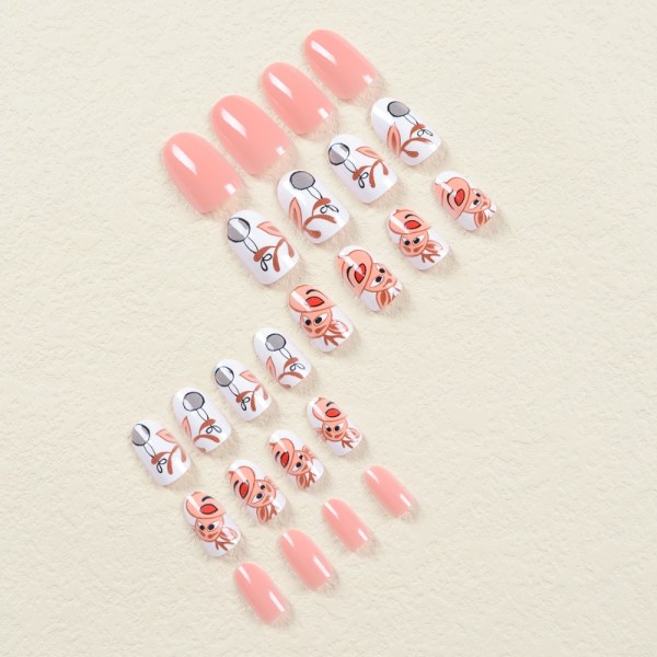 Mandel Fake Nails False Nail SN152 SN152 sn152