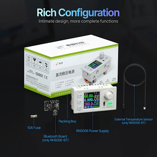 Buck converter Reguleret strømforsyning RK6006 RK6006 RK6006