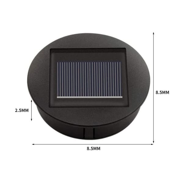 Batteriboks Solcelledrevet erstatnings LED lysboks 2 Pcs