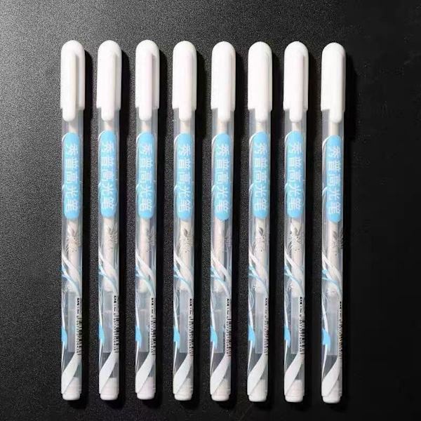 5 Stk 0,8 mm Hvid Pen Sketch Fine Liner Pen Superior High Light