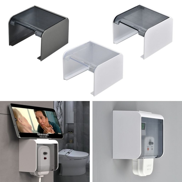 Switch Cover Uteuttag Vattentät Box GRÅ grey
