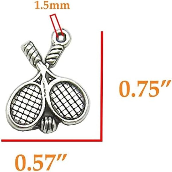 Tennisketcher vedhæng Retro Pendant Charms Pendant