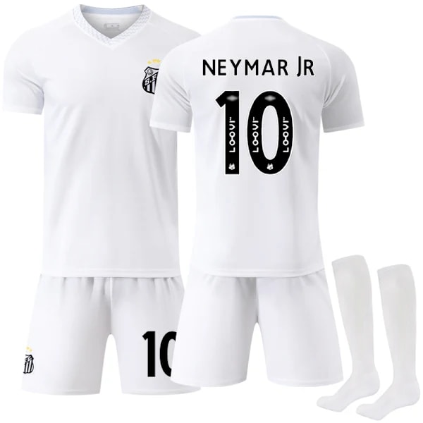 2025-2026 Santos FC Barn Tröja med Strumpor Nr. 10 Neymar 24