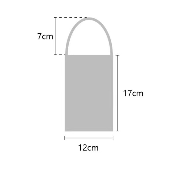 Stickad handväska Knot handledsväska 1 1 1