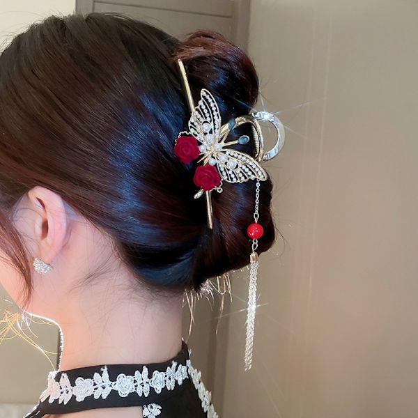 Hair Claw Hiusklipsi FLOWER PEARL FLOWER PEARL Flower pearl